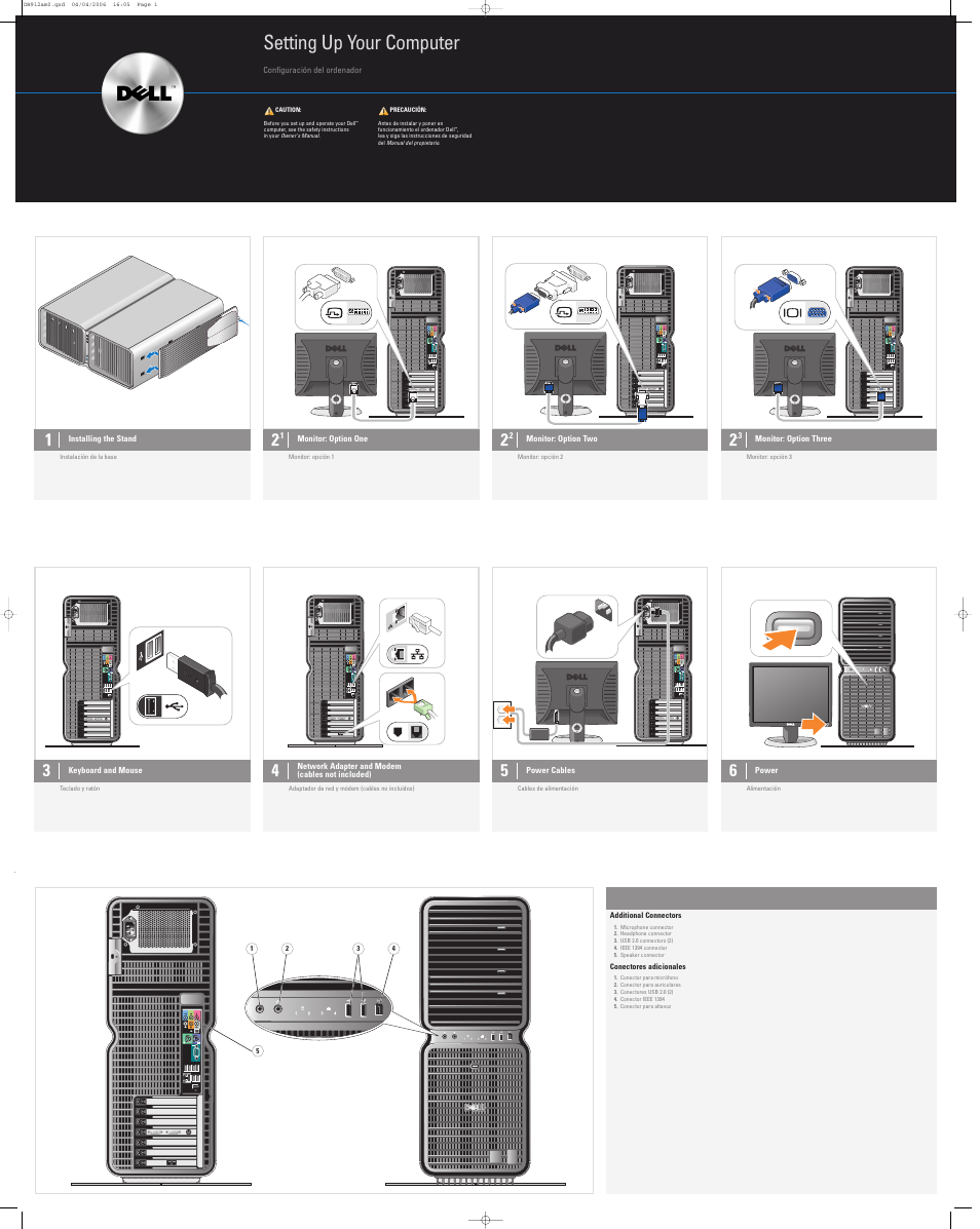 Dell XPS 700 Jet Black User Manual | 2 pages