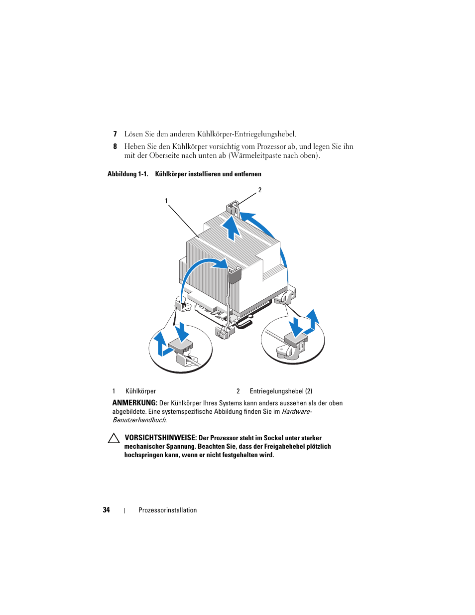 Dell PowerEdge M610x User Manual | Page 34 / 70