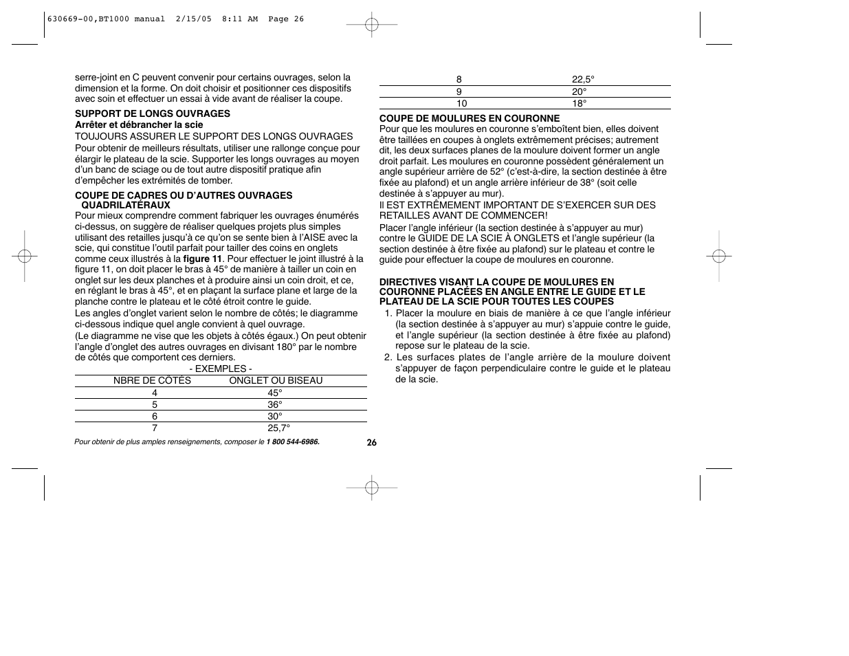 Black & Decker BT1000 User Manual | Page 26 / 44