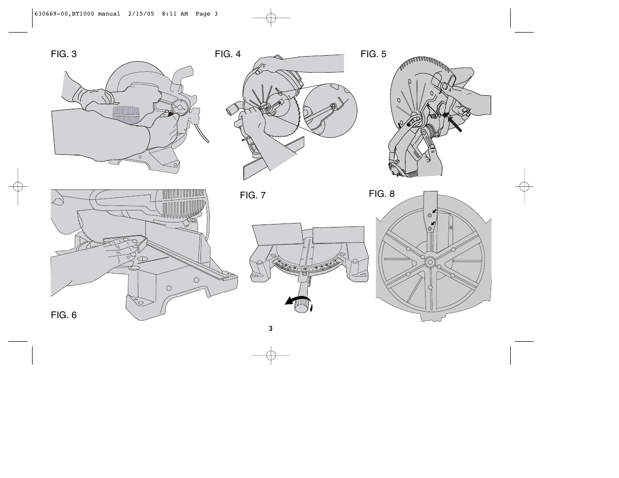 Fig. 8 | Black & Decker BT1000 User Manual | Page 3 / 44