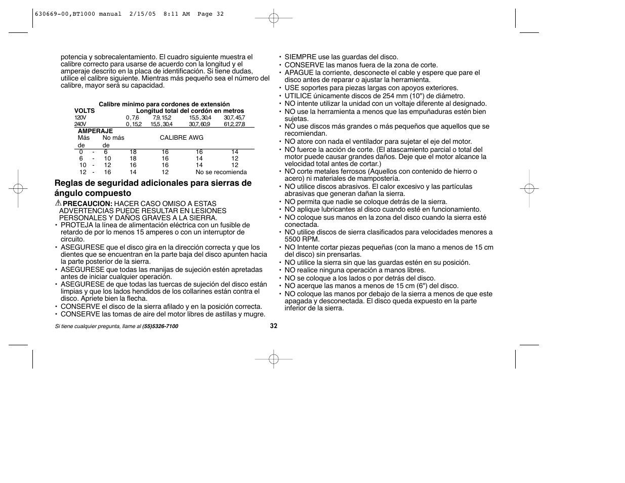 Black & Decker BT1000 User Manual | Page 32 / 44