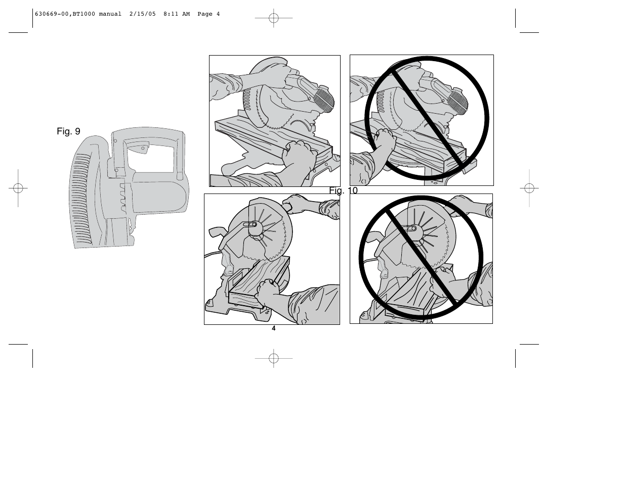 Black & Decker BT1000 User Manual | Page 4 / 44