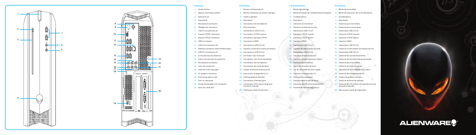 Dell Alienware X51 (Early 2012) User Manual | 2 pages