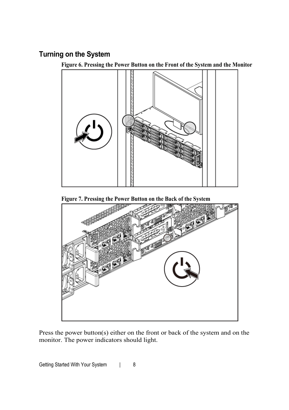 Turning on the system | Dell POWEREDGE C6105 User Manual | Page 10 / 62