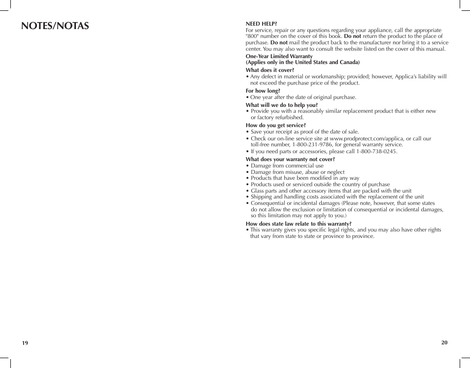 Black & Decker F2200 User Manual | Page 11 / 13