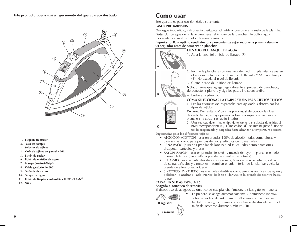 Como usar | Black & Decker F2200 User Manual | Page 6 / 13