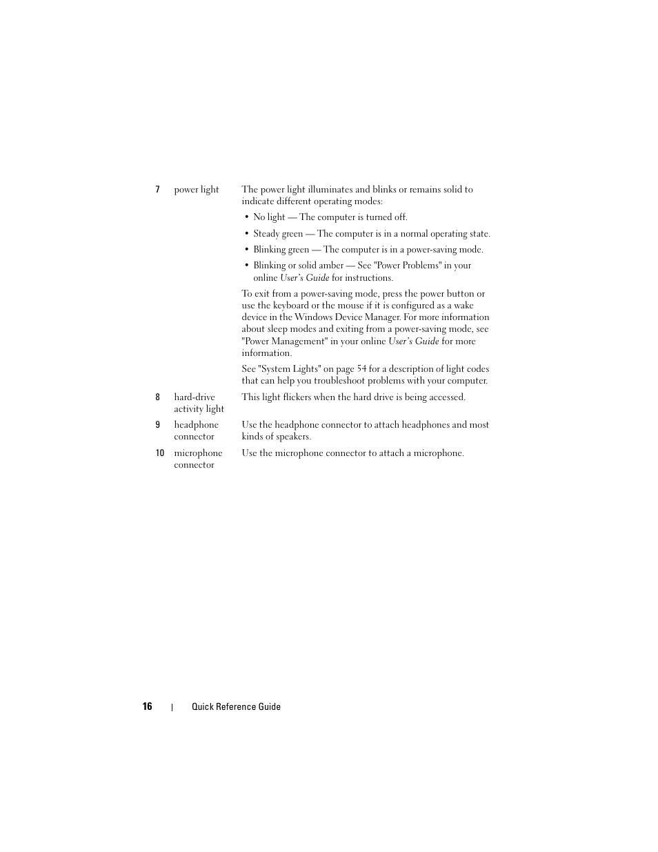 Dell OptiPlex 740 User Manual | Page 16 / 230