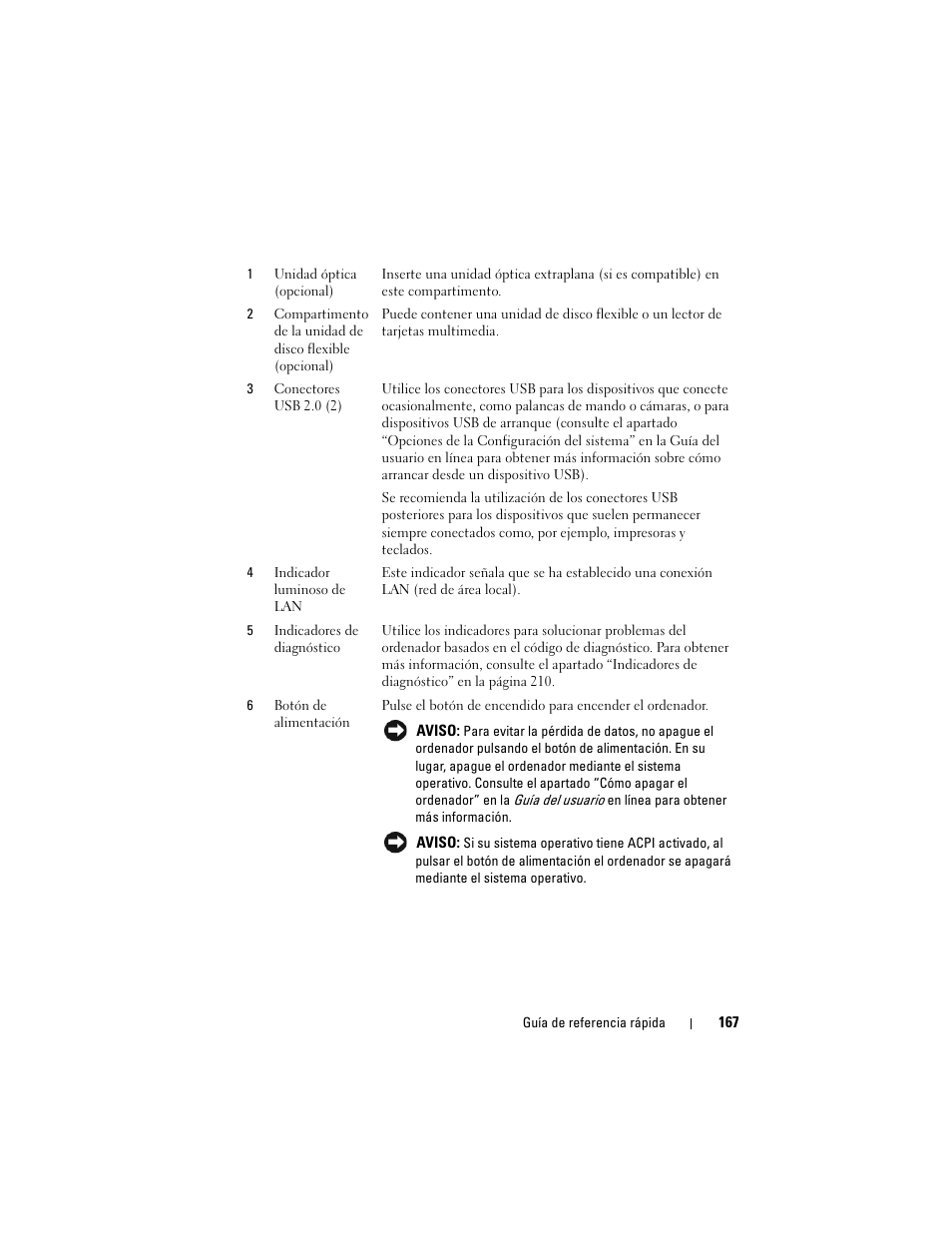 Dell OptiPlex 740 User Manual | Page 167 / 230