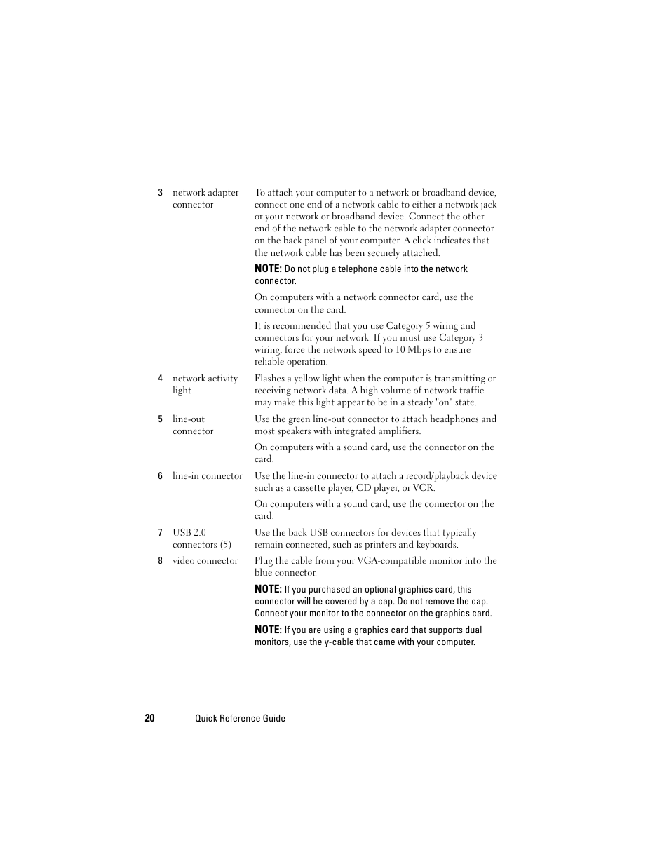 Dell OptiPlex 740 User Manual | Page 20 / 230