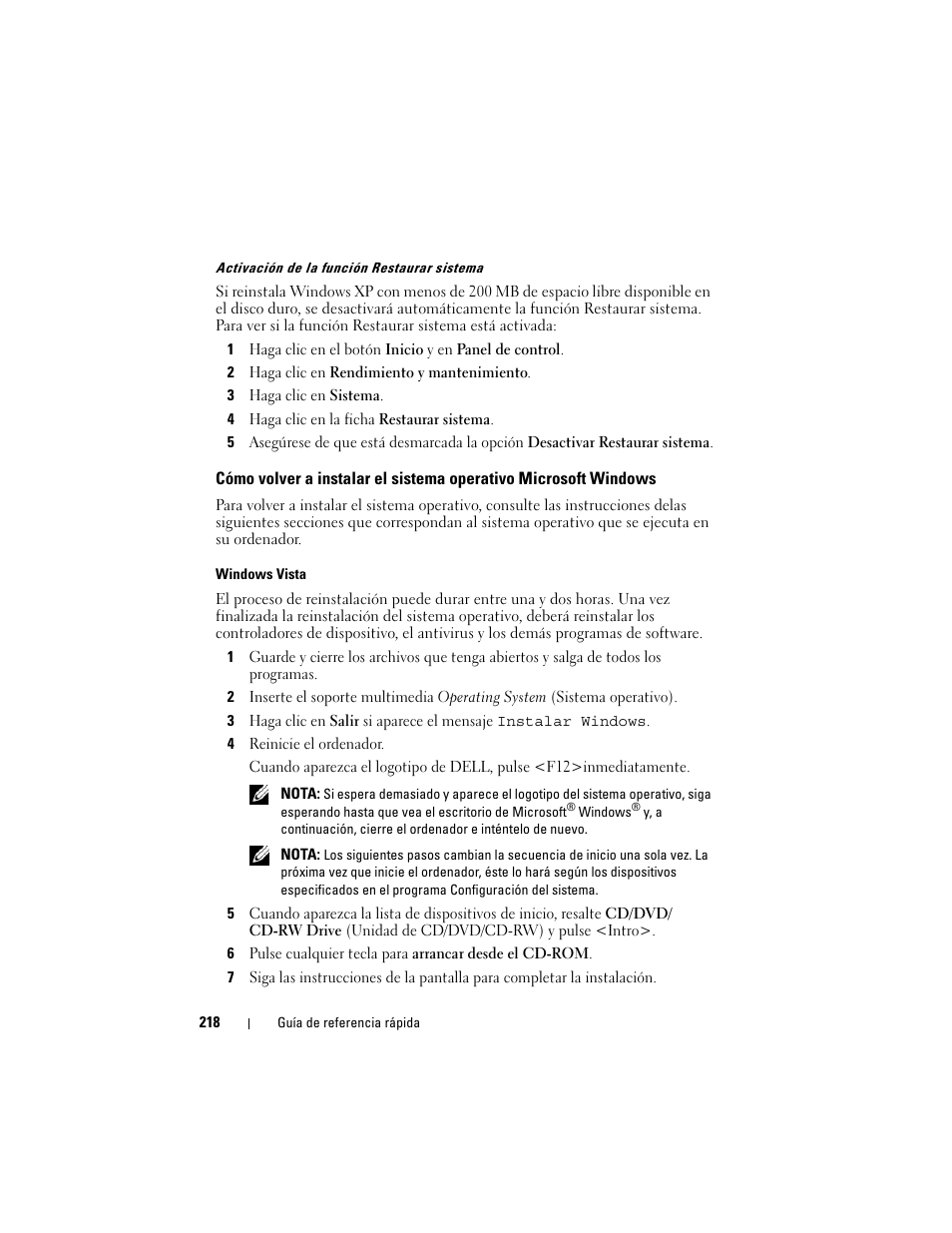 Dell OptiPlex 740 User Manual | Page 218 / 230