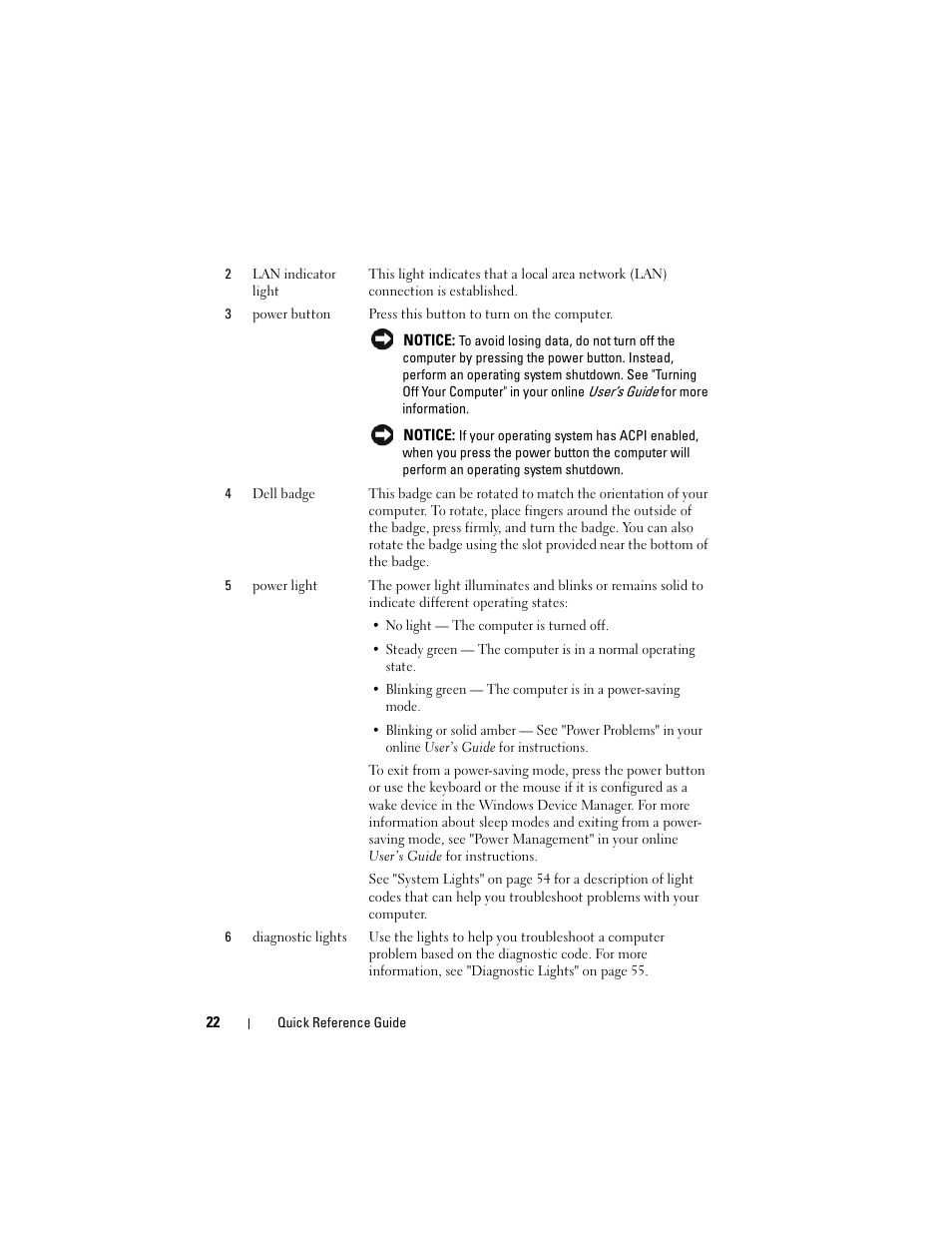 Dell OptiPlex 740 User Manual | Page 22 / 230