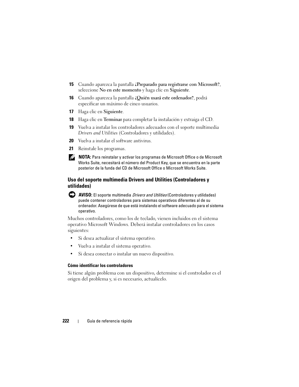 Dell OptiPlex 740 User Manual | Page 222 / 230