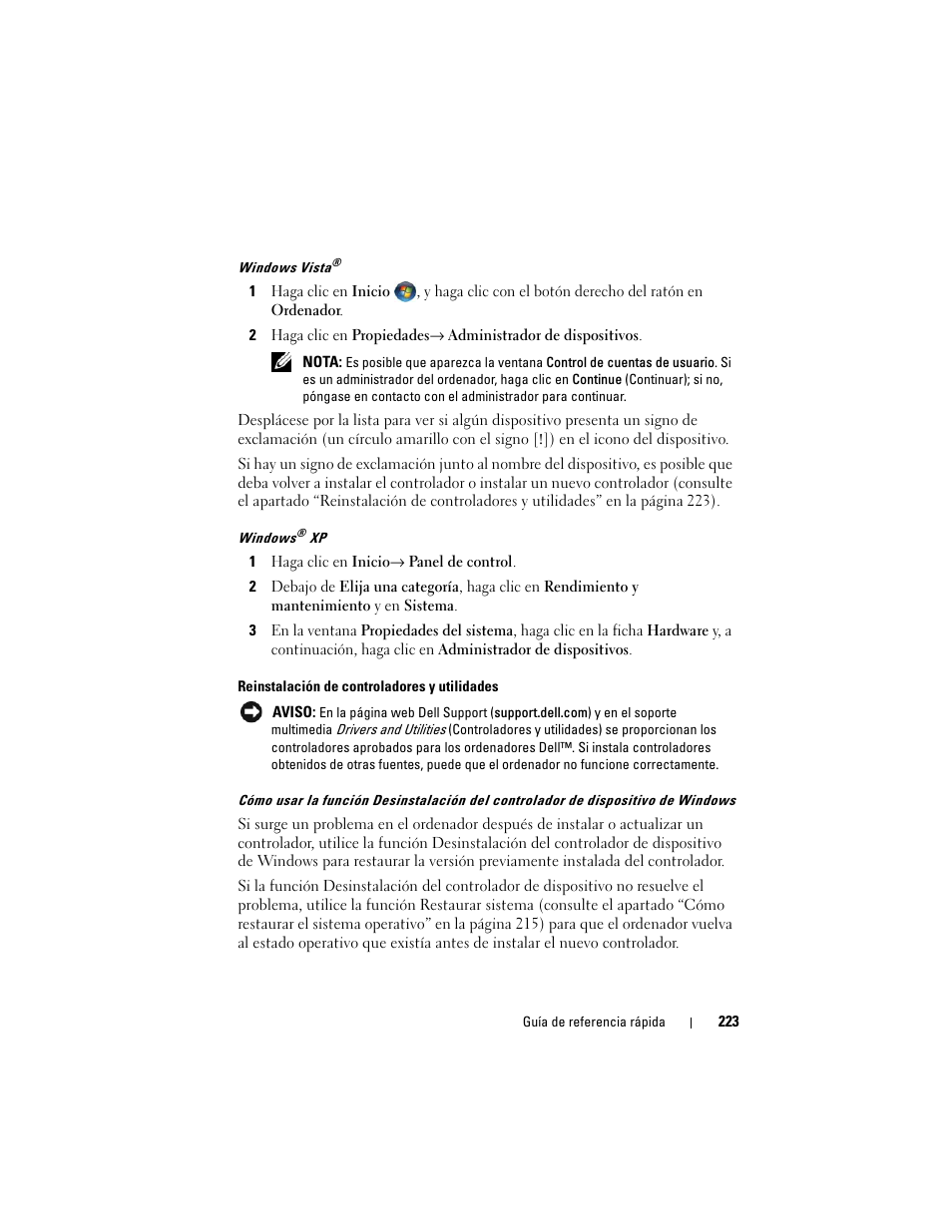 Dell OptiPlex 740 User Manual | Page 223 / 230