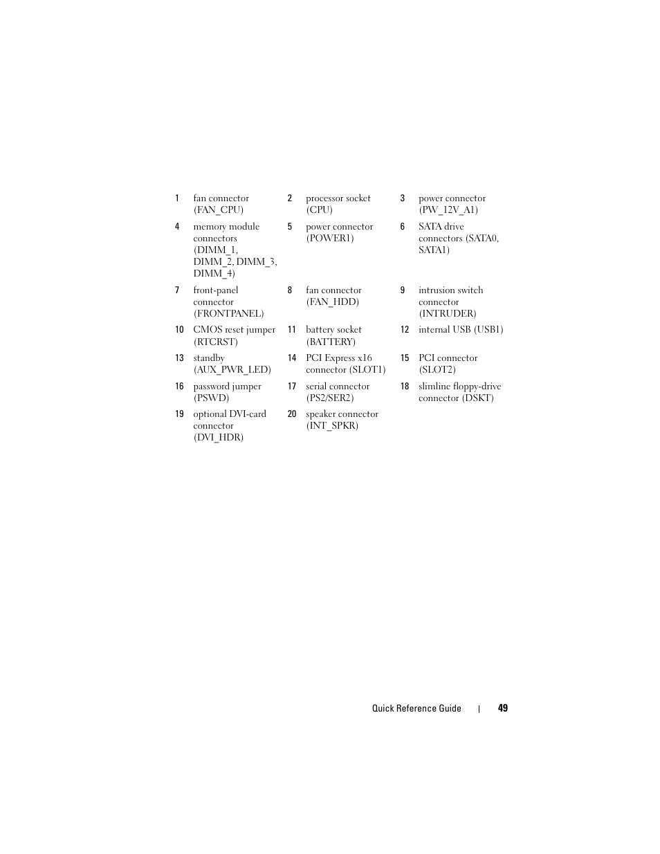 Dell OptiPlex 740 User Manual | Page 49 / 230