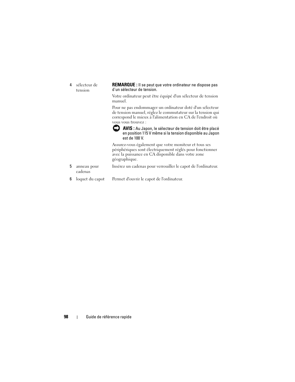 Dell OptiPlex 740 User Manual | Page 98 / 230