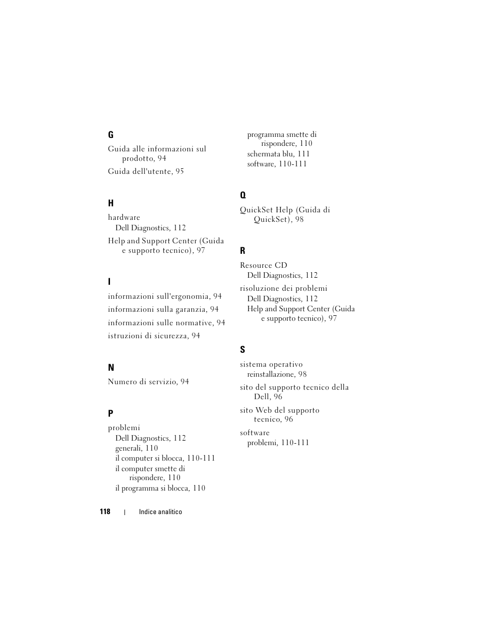 Dell Precision M6300 (Late 2007) User Manual | Page 118 / 152
