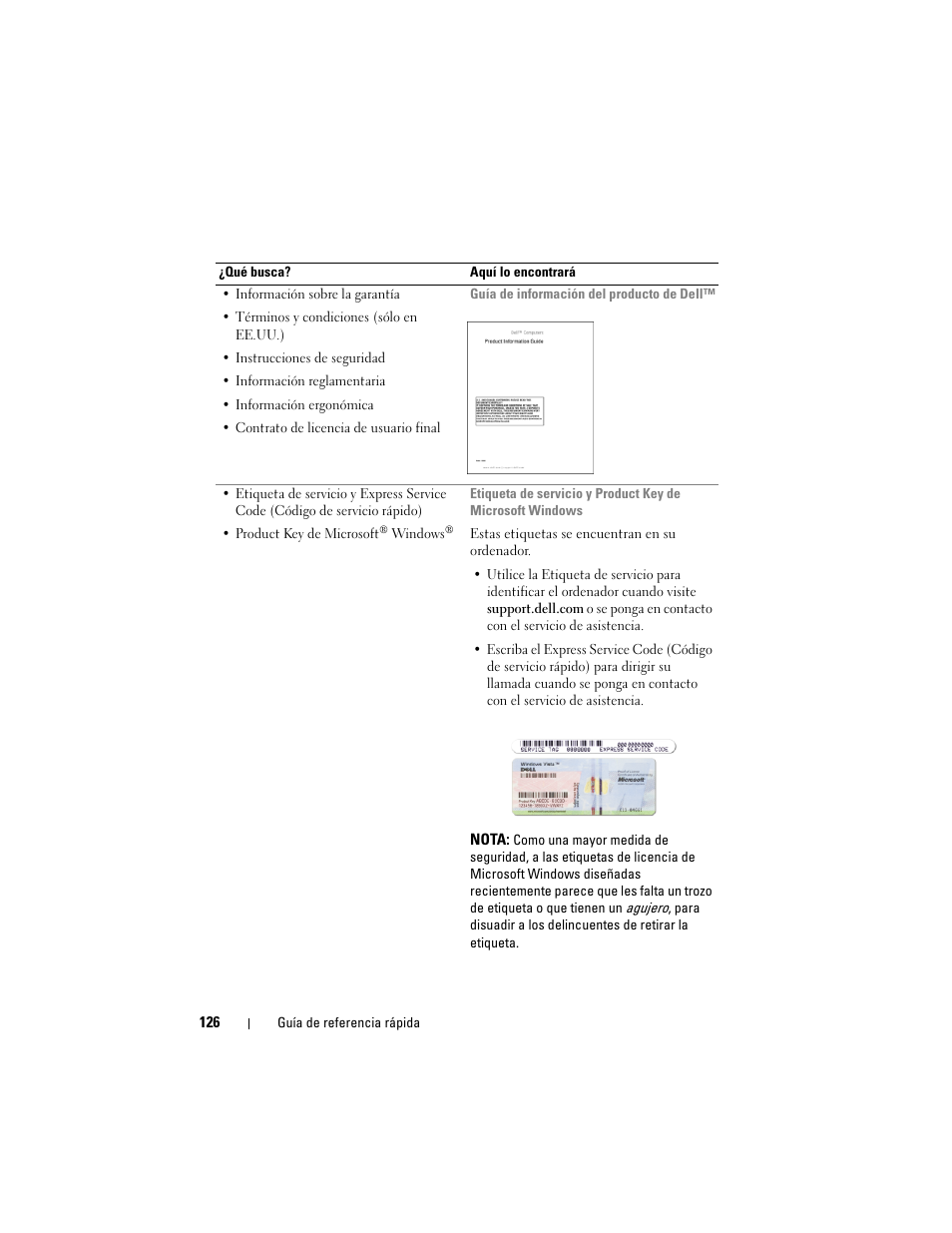 Dell Precision M6300 (Late 2007) User Manual | Page 126 / 152