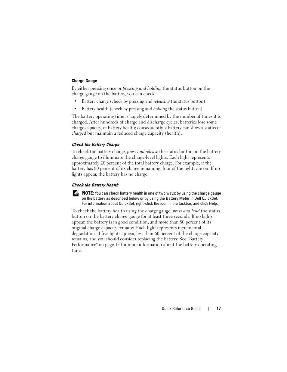 Dell Precision M6300 (Late 2007) User Manual | Page 17 / 152