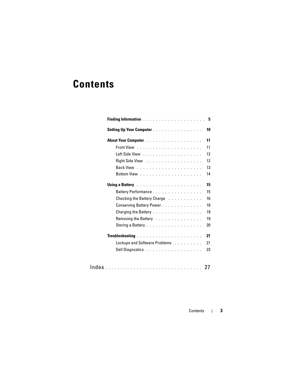 Dell Precision M6300 (Late 2007) User Manual | Page 3 / 152