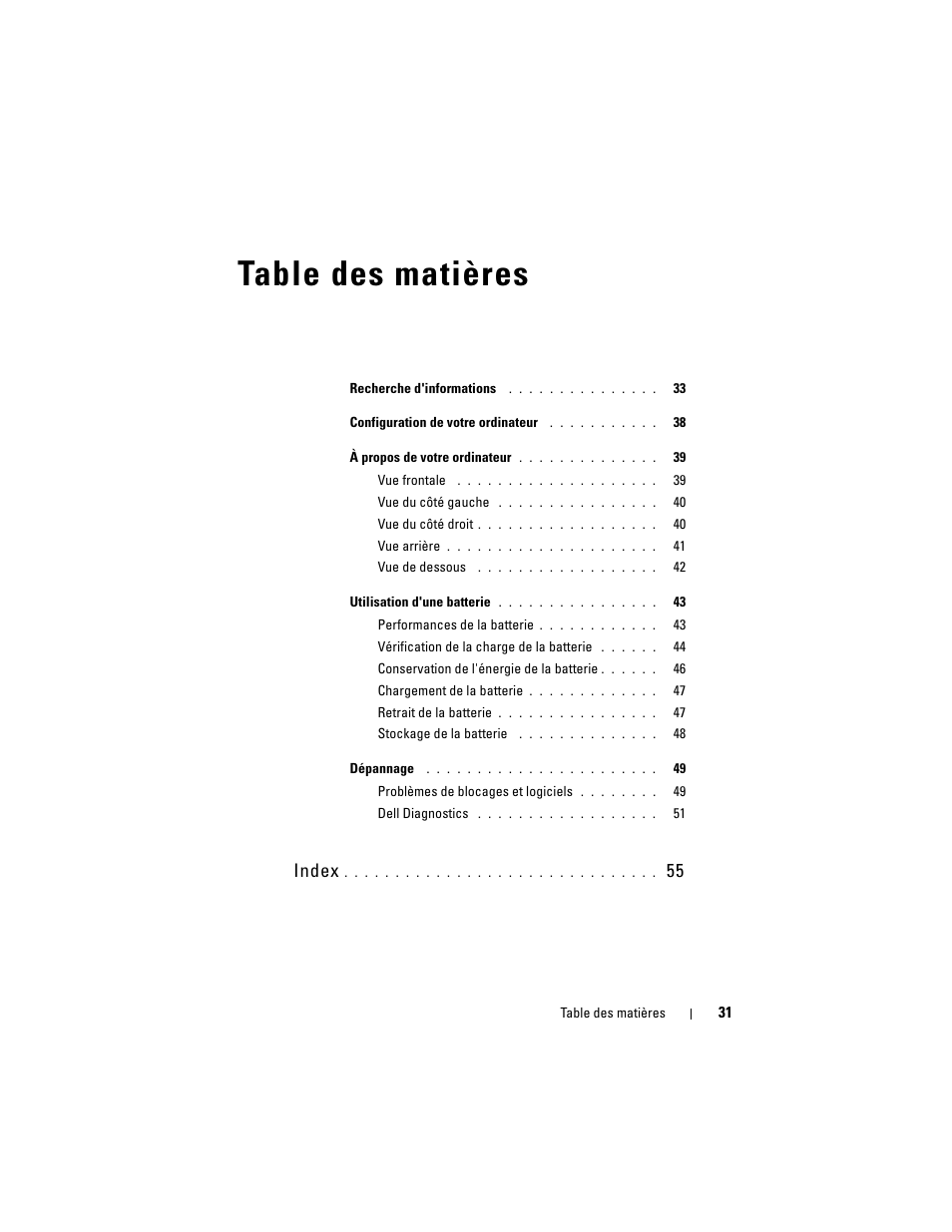 Dell Precision M6300 (Late 2007) User Manual | Page 31 / 152