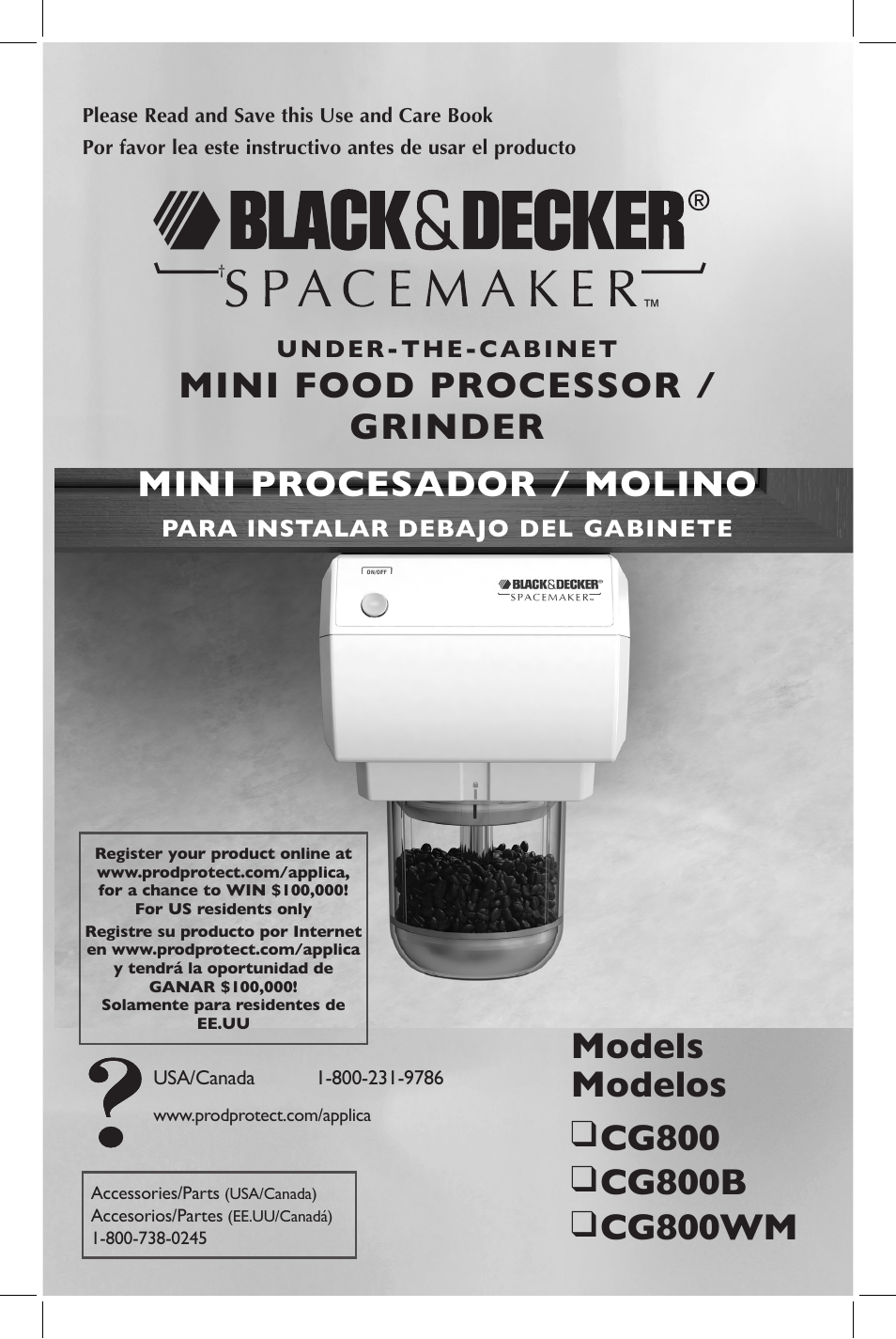 Black & Decker CG800 User Manual | 21 pages