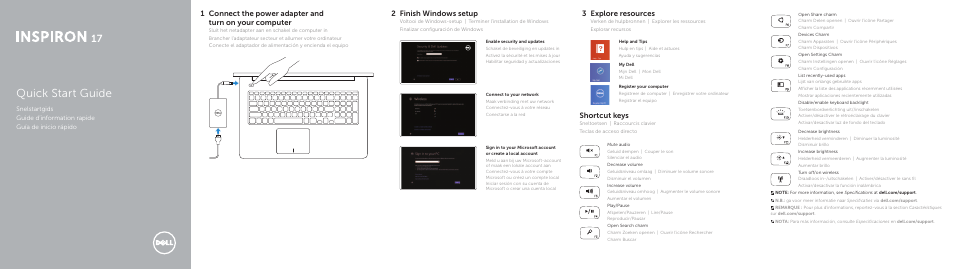 Dell Inspiron 17 (7737, Mid 2013) User Manual | 2 pages