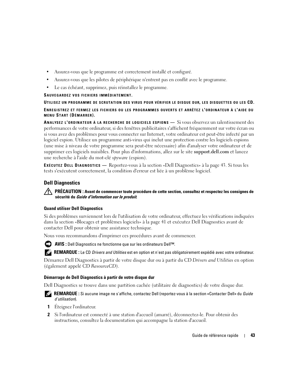 Dell diagnostics | Dell Latitude 120L User Manual | Page 43 / 96