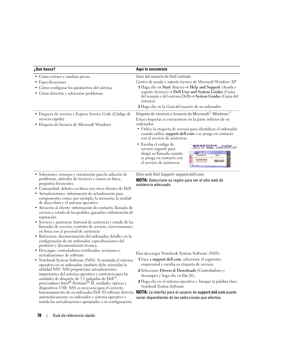 Dell Latitude 120L User Manual | Page 78 / 96