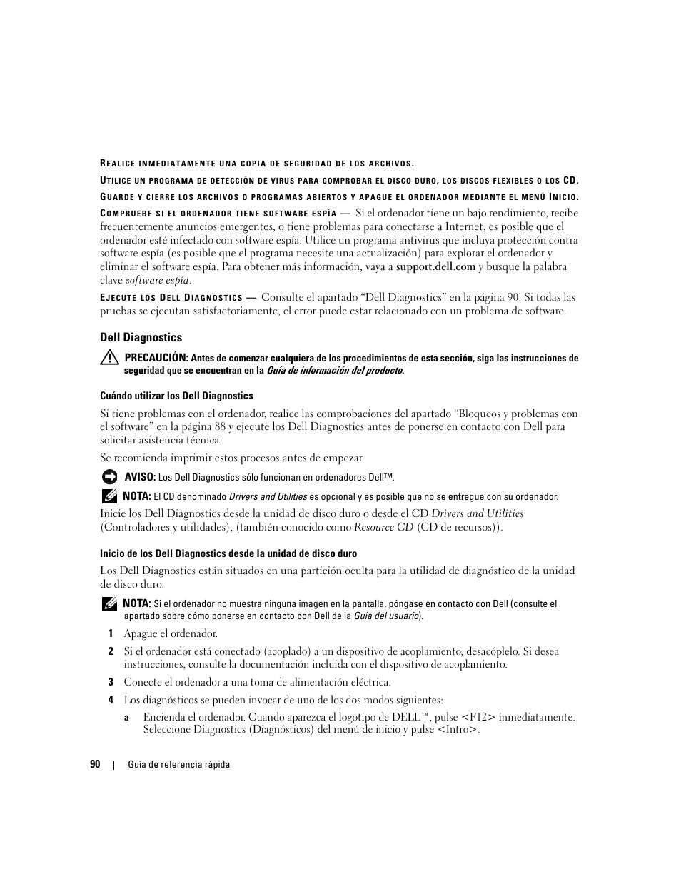 Dell diagnostics | Dell Latitude 120L User Manual | Page 90 / 96