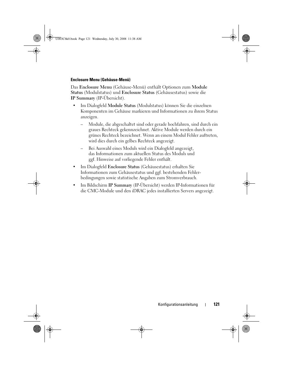 Dell PowerEdge M805 User Manual | Page 123 / 232