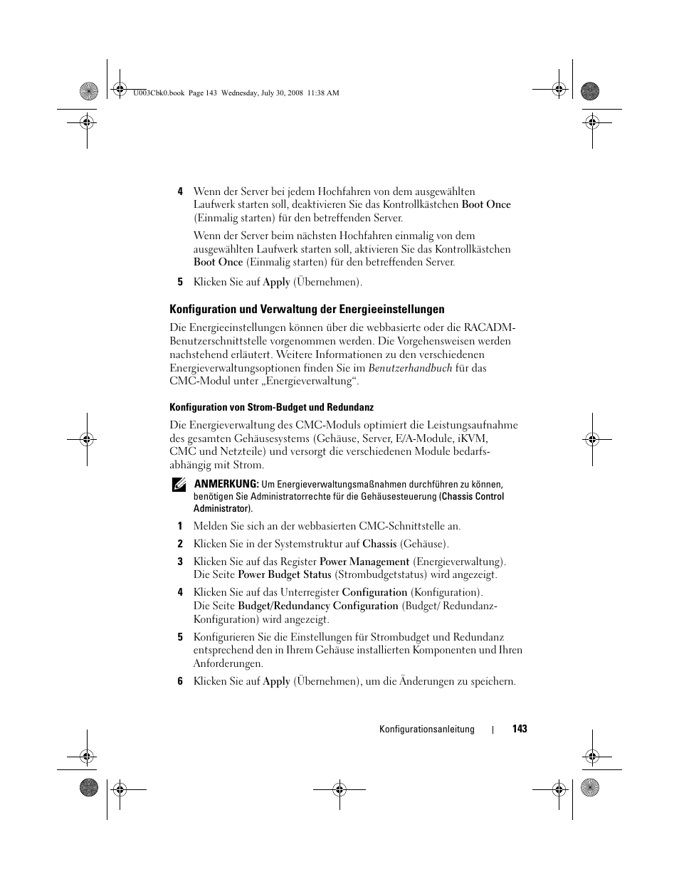 Dell PowerEdge M805 User Manual | Page 145 / 232