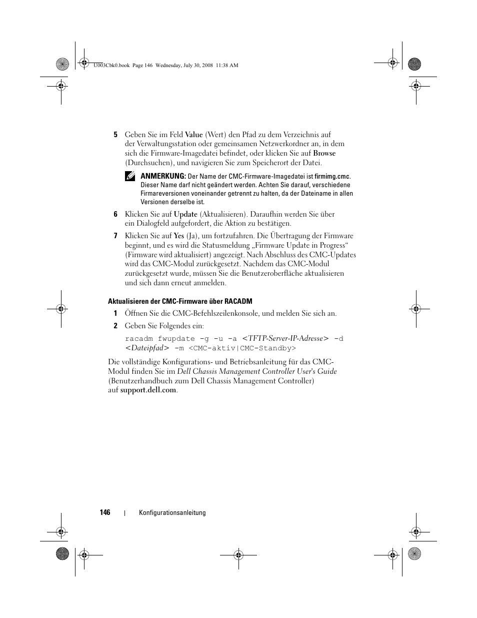 Dell PowerEdge M805 User Manual | Page 148 / 232