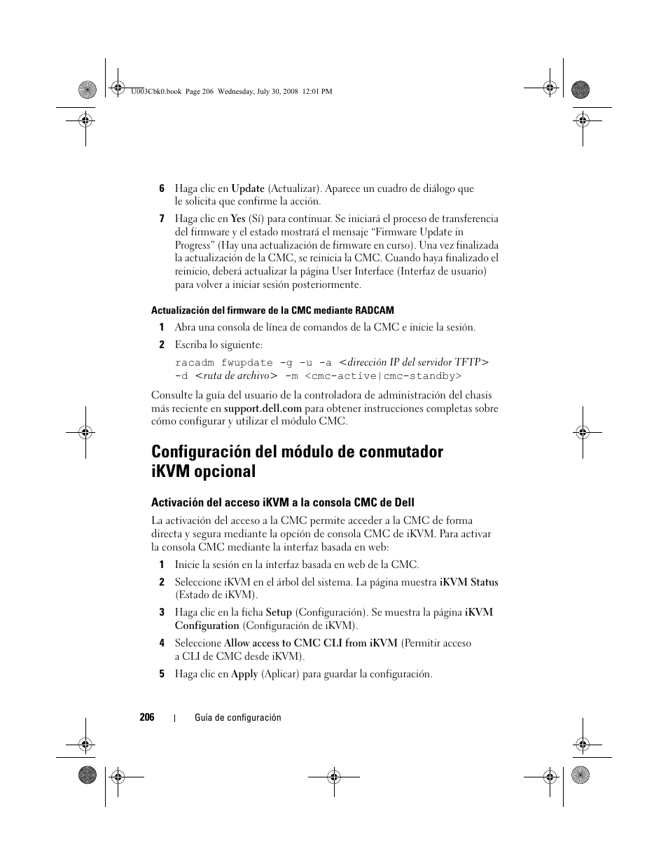 Dell PowerEdge M805 User Manual | Page 208 / 232
