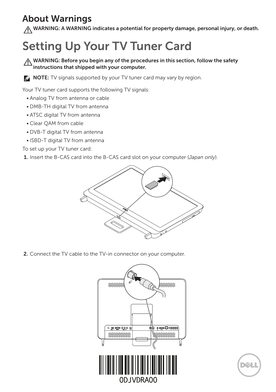 Dell Inspiron One 2320 (Mid 2011) User Manual | 10 pages