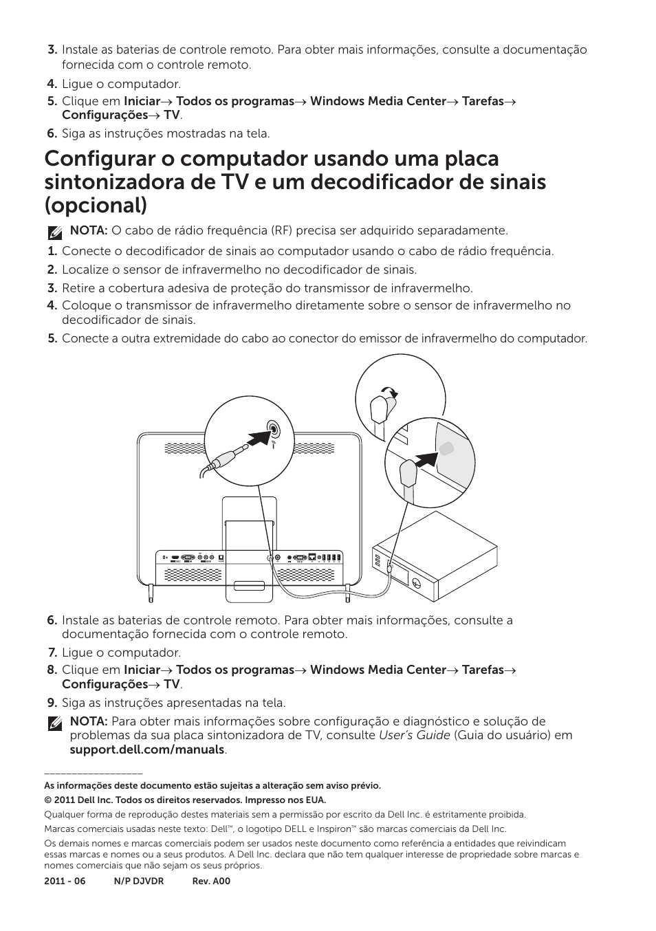 Dell Inspiron One 2320 (Mid 2011) User Manual | Page 6 / 10