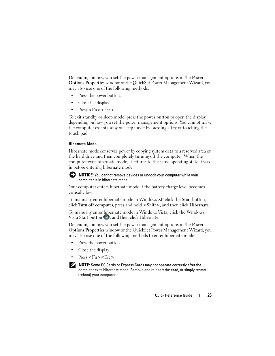 Dell Latitude D530 (Early 2008) User Manual | Page 25 / 154