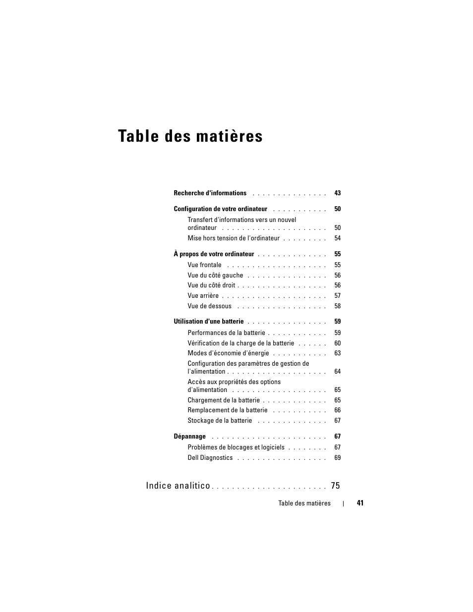 Dell Latitude D530 (Early 2008) User Manual | Page 41 / 154