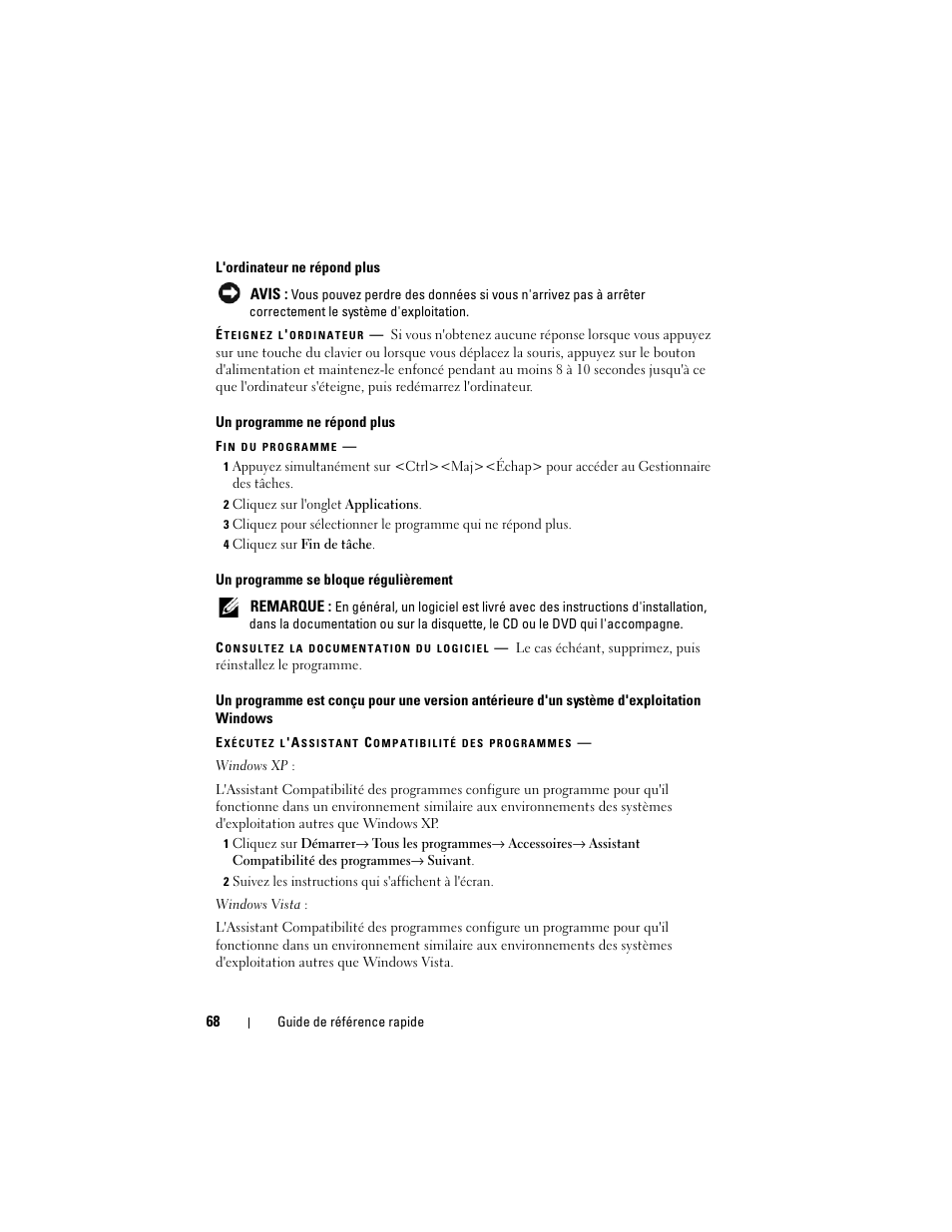 Dell Latitude D530 (Early 2008) User Manual | Page 68 / 154