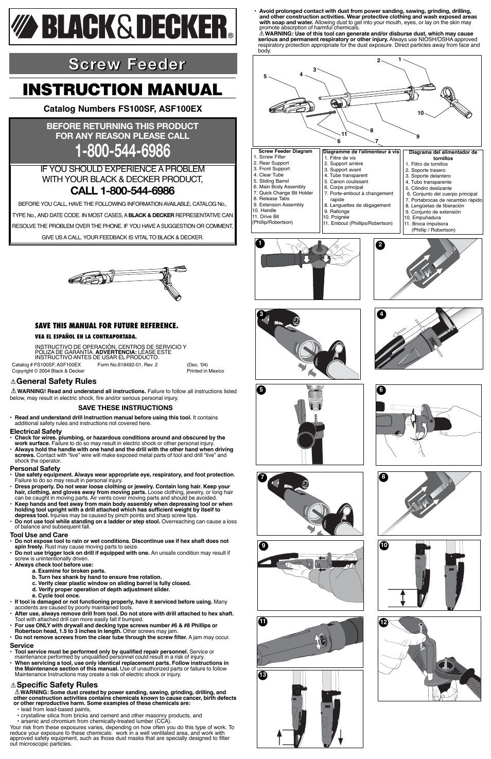 Black & Decker 618492-01 User Manual | 4 pages