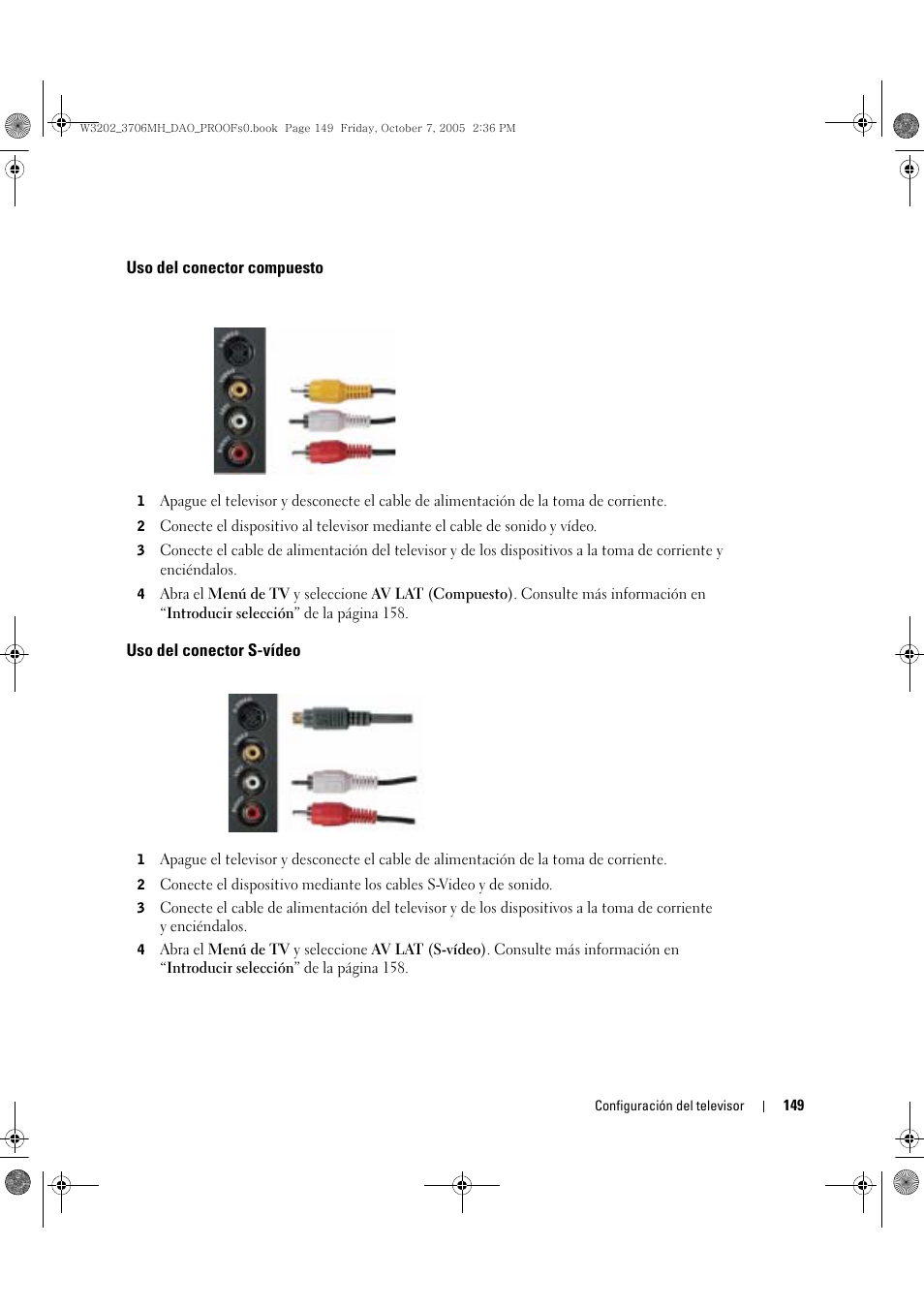 Dell LCD TV W3202MJ User Manual | Page 149 / 204
