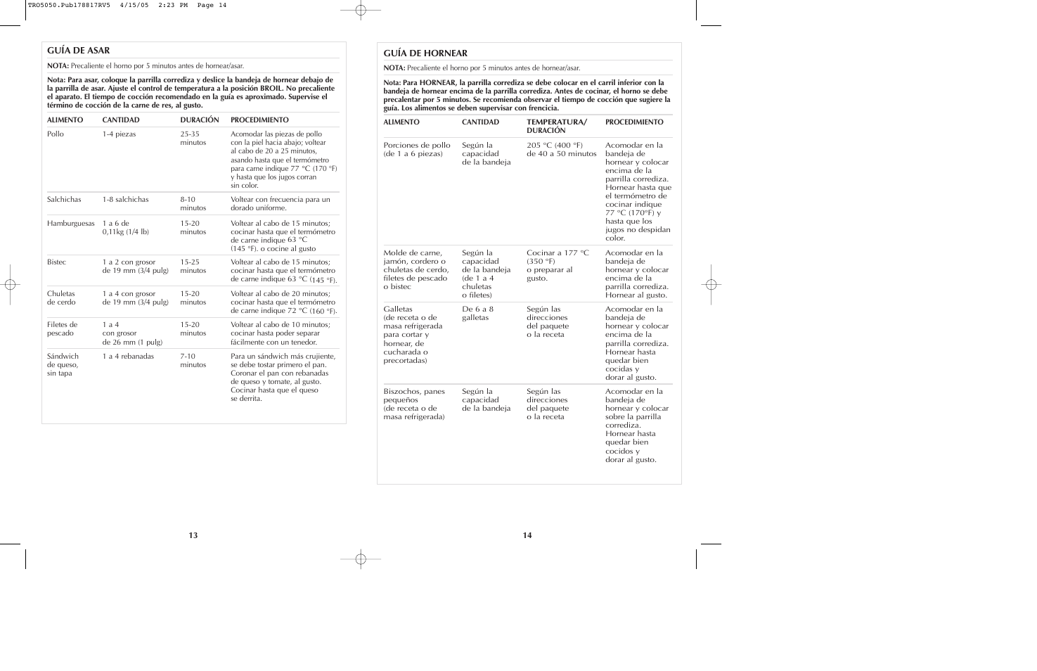 Black & Decker TRO5050 User Manual | Page 8 / 17