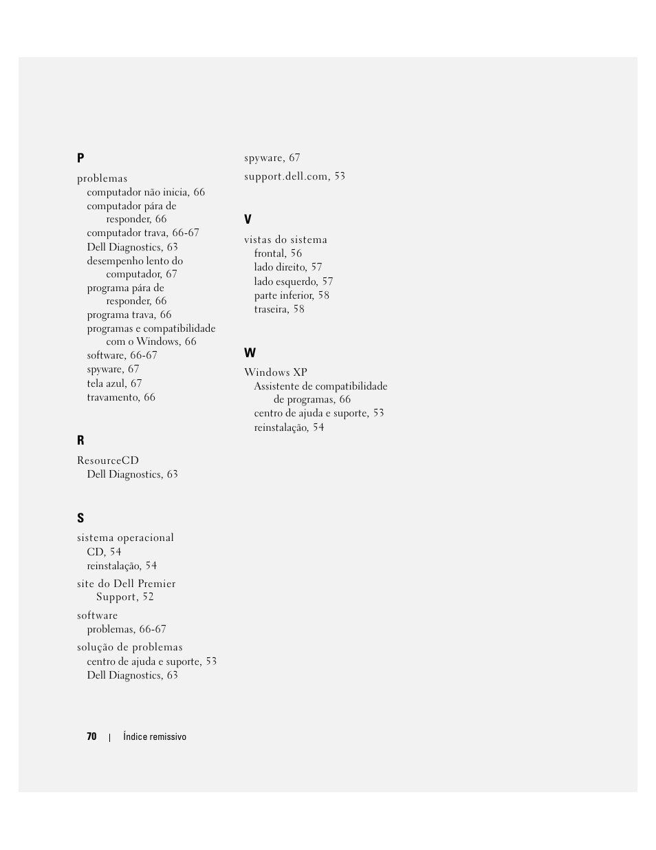 Dell Latitude D820 User Manual | Page 70 / 94
