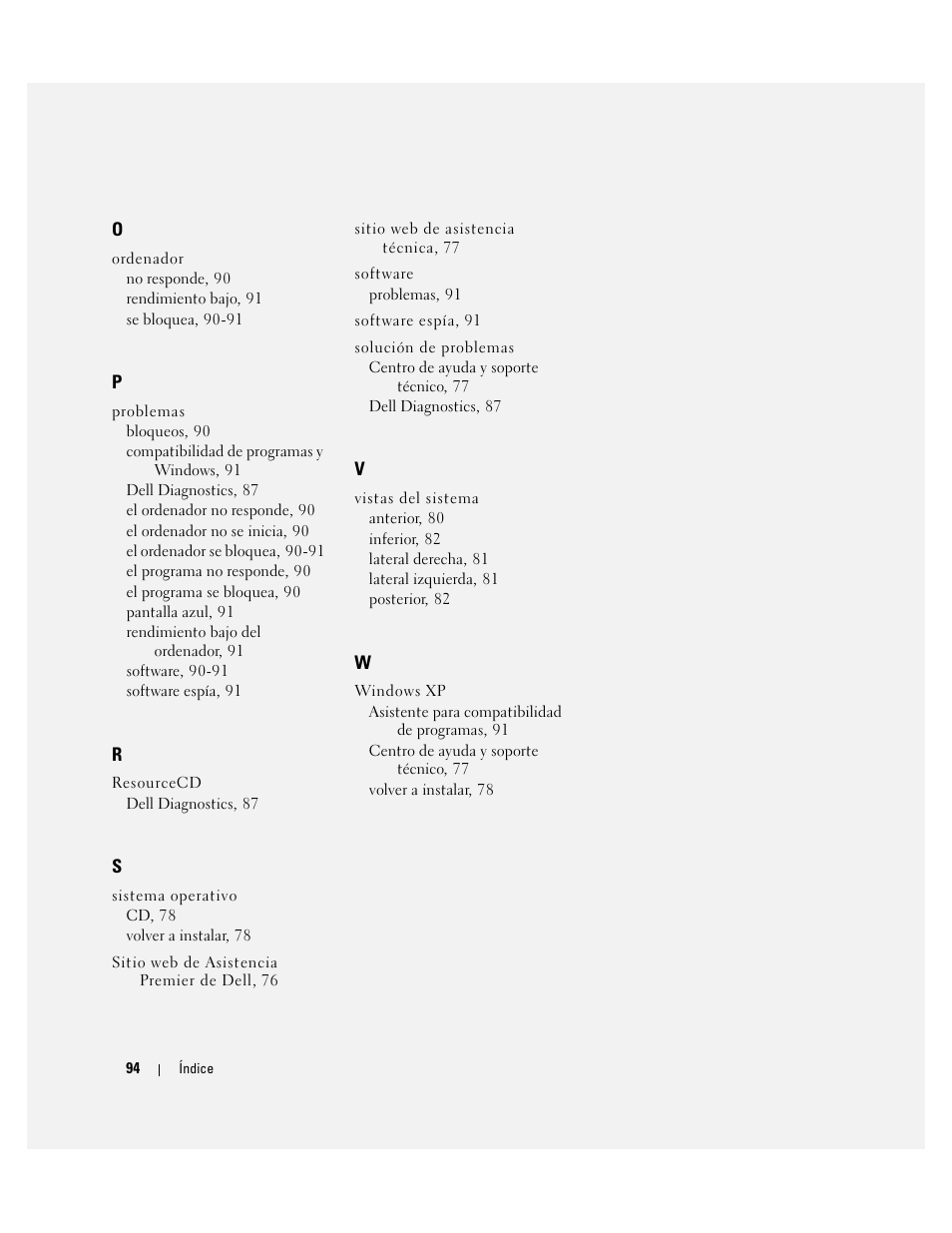 Dell Latitude D820 User Manual | Page 94 / 94
