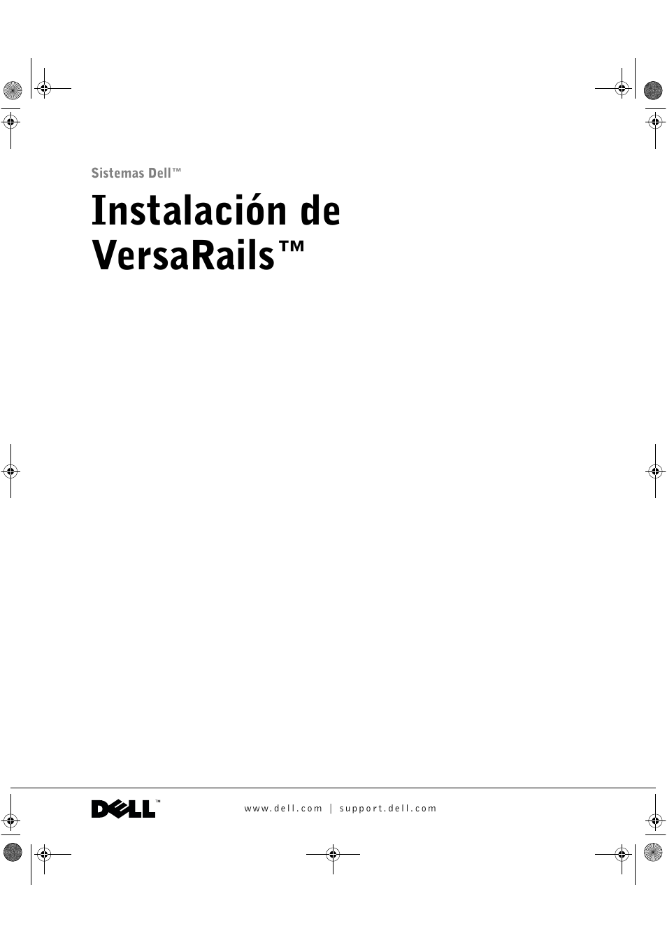 Instalación de versarails | Dell PowerVault 735N (Rackmount NAS Appliance) User Manual | Page 25 / 40