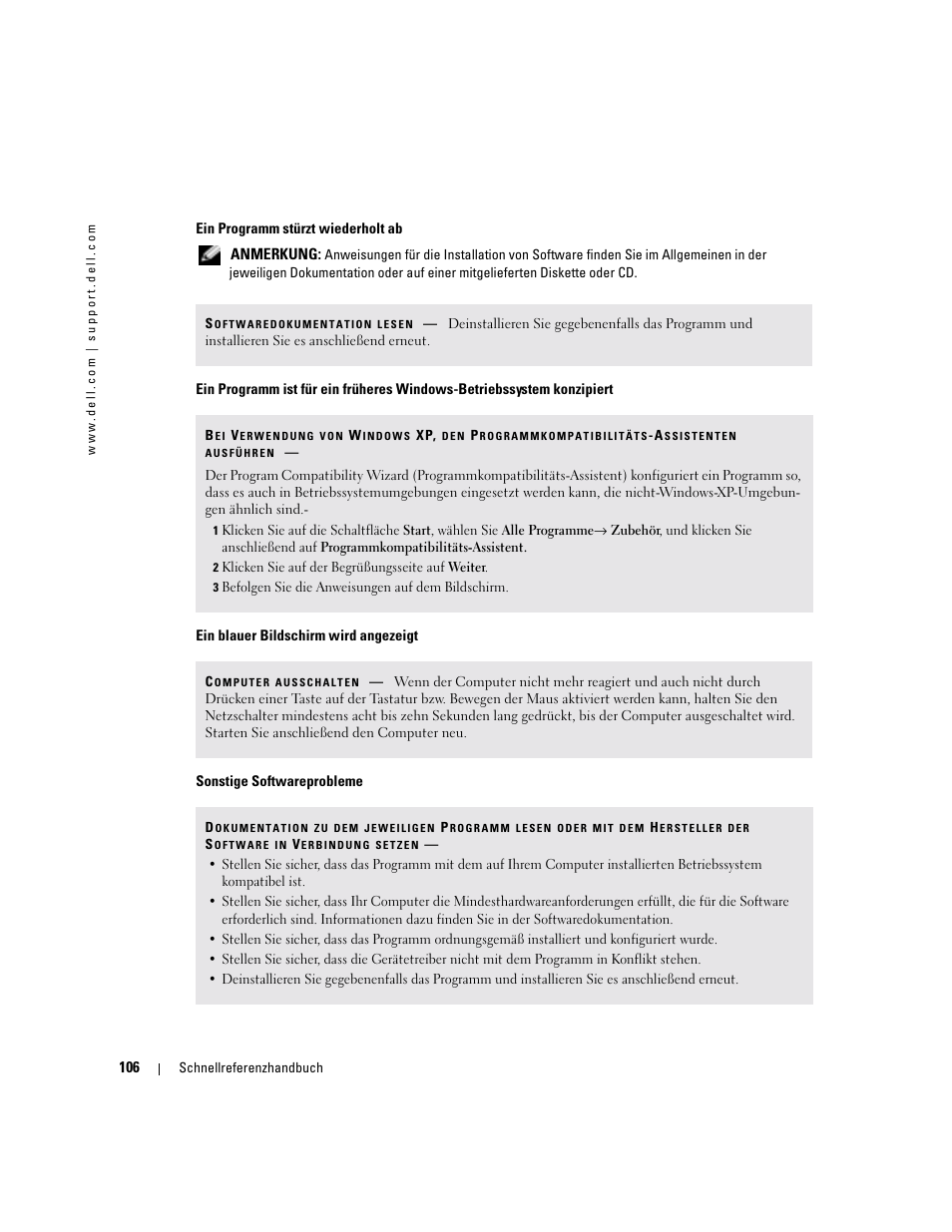 Dell Latitude D610 User Manual | Page 106 / 168