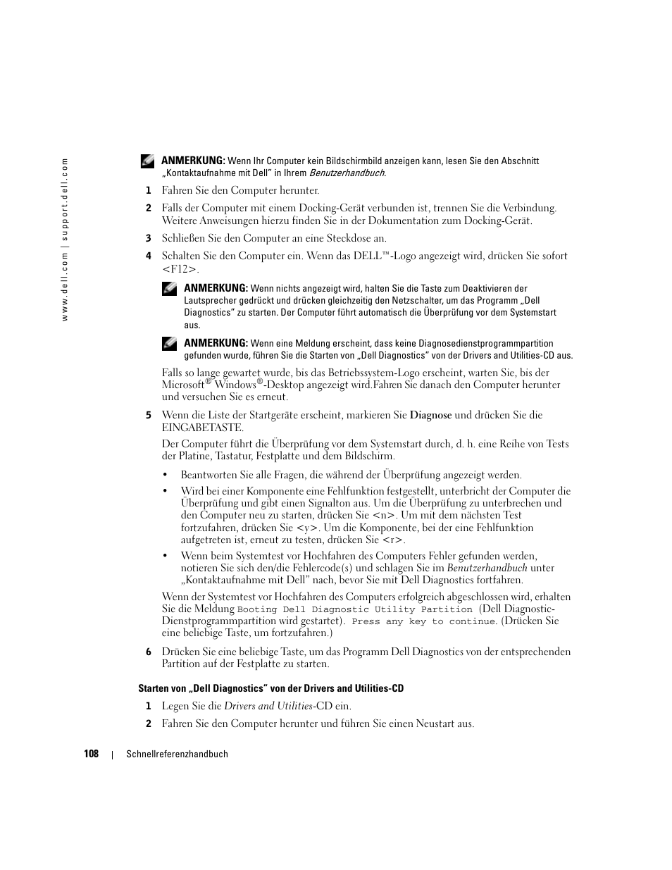 Dell Latitude D610 User Manual | Page 108 / 168