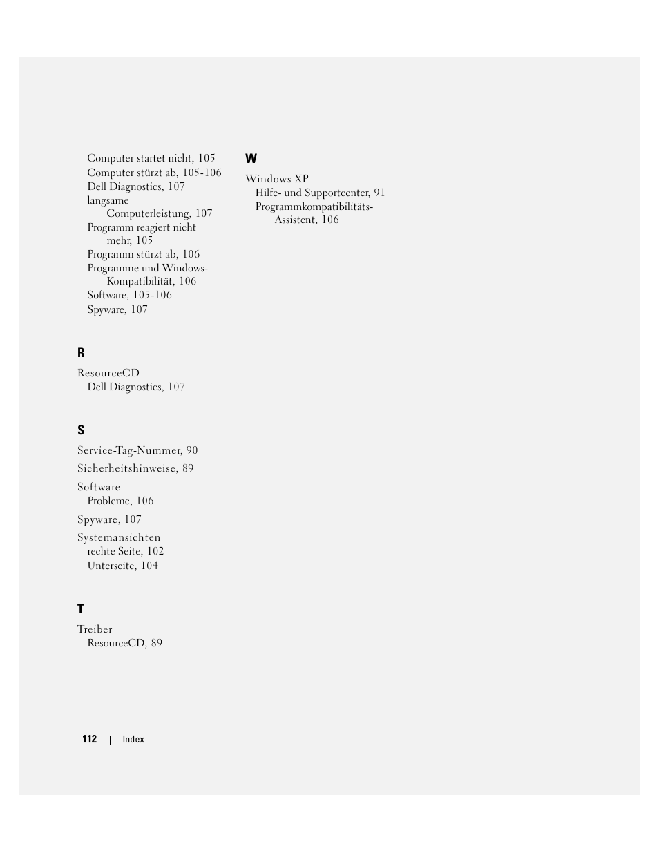 Dell Latitude D610 User Manual | Page 112 / 168