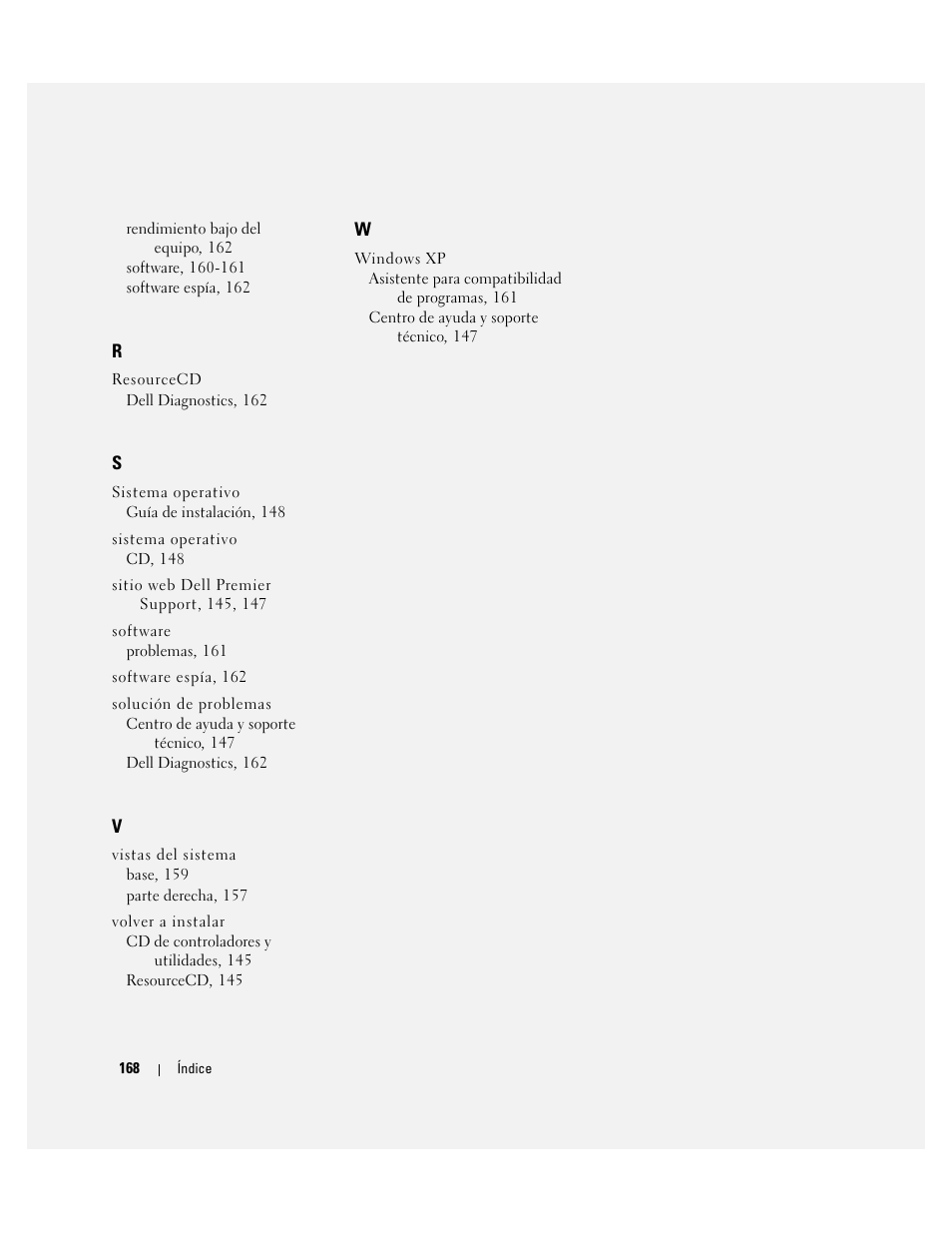 Dell Latitude D610 User Manual | Page 168 / 168