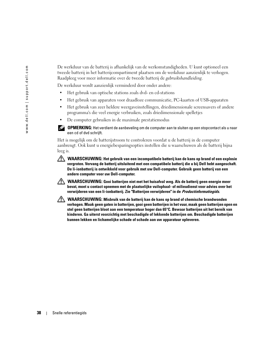 Dell Latitude D610 User Manual | Page 38 / 168