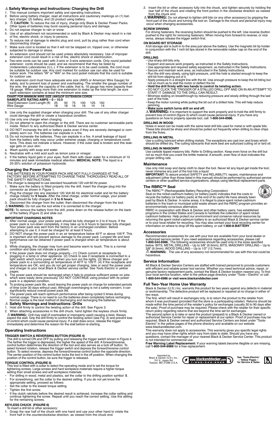 Black & Decker PS1440 User Manual | Page 2 / 6